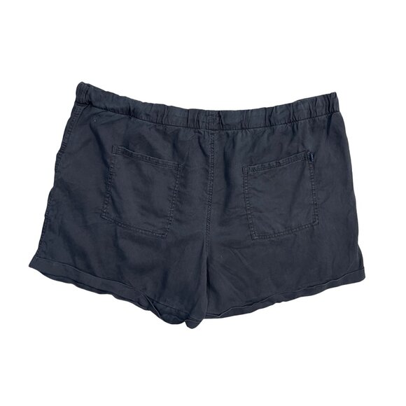 2 Pair Gap Tencel Shorts Rolled Hem Tan Black Size XL Extra Large Women's Lyocel - Picture 5 of 13